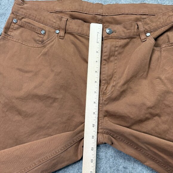 Brooks Brothers 5-Pocket Pants Men 40 x 32* Brown Advantage Stretch Slim Fit - Picture 16 of 16